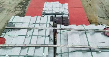 庆阳 芝麻白仿形加直形路沿石出货日常