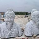 庆阳 白麻花岗岩石材人物立体雕刻
