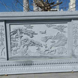 庆阳 芝麻白大型照壁，屏风，影壁