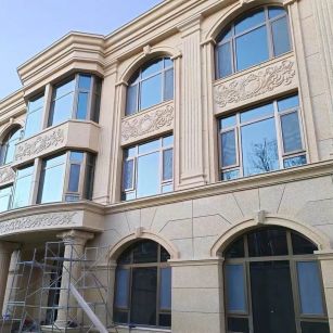 庆阳 黄金麻花岗岩别墅外墙干挂