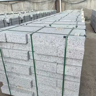 庆阳 白麻花岗岩路沿石，弧形路沿石，道牙石，马路牙子，界石，路缘石，平沿石，直岩石，平缘石等