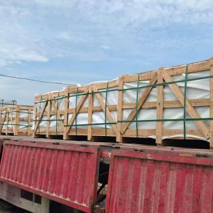 庆阳 芝麻白花岗岩地铺石出口专车-泰国游