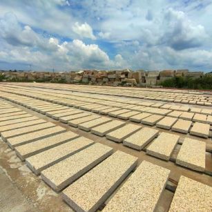 庆阳 黄金麻荔枝面花岗岩石材地铺石防护中