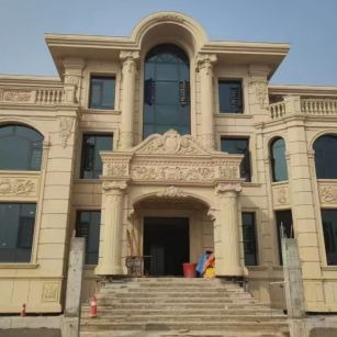 庆阳 黄金麻花岗岩别墅外墙干挂