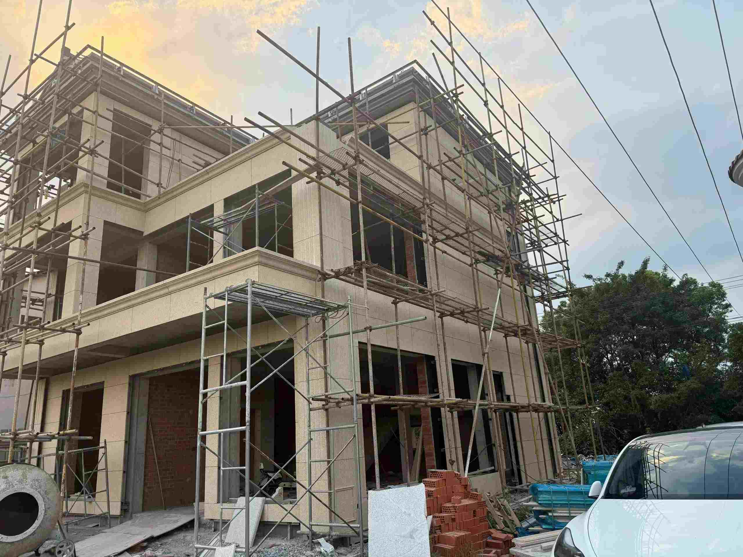 庆阳 黄金麻荔枝面花岗岩外墙干挂