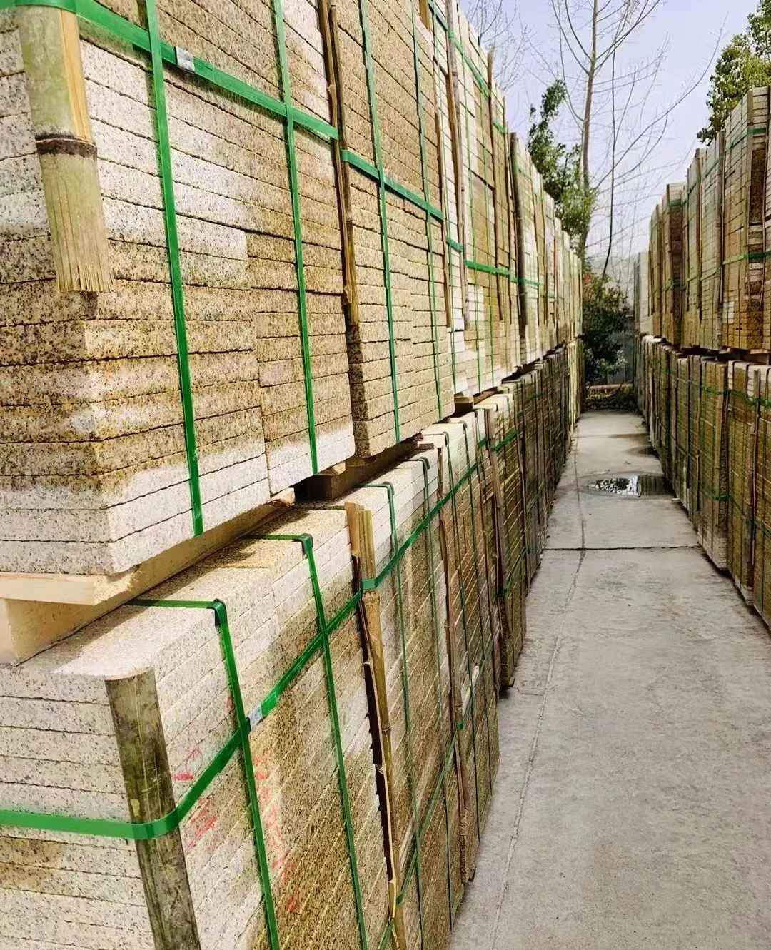 庆阳 黄金麻花岗岩荔枝面地铺石