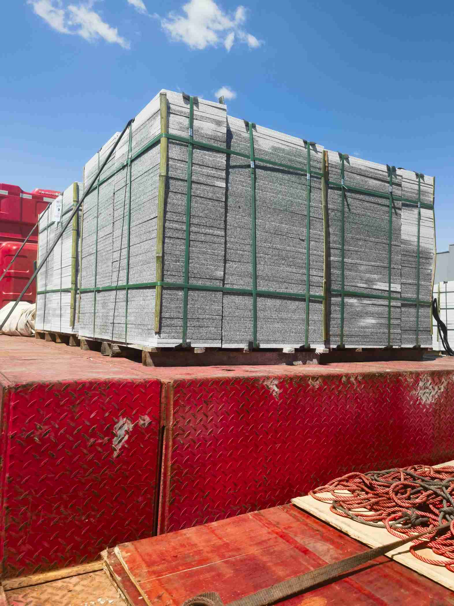 庆阳 芝麻白火烧规格板地铺石300*600/600*600