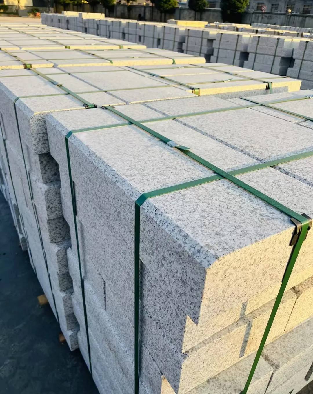 庆阳 白麻花岗岩路沿石，马路牙子，路缘石，平石，立缘石等